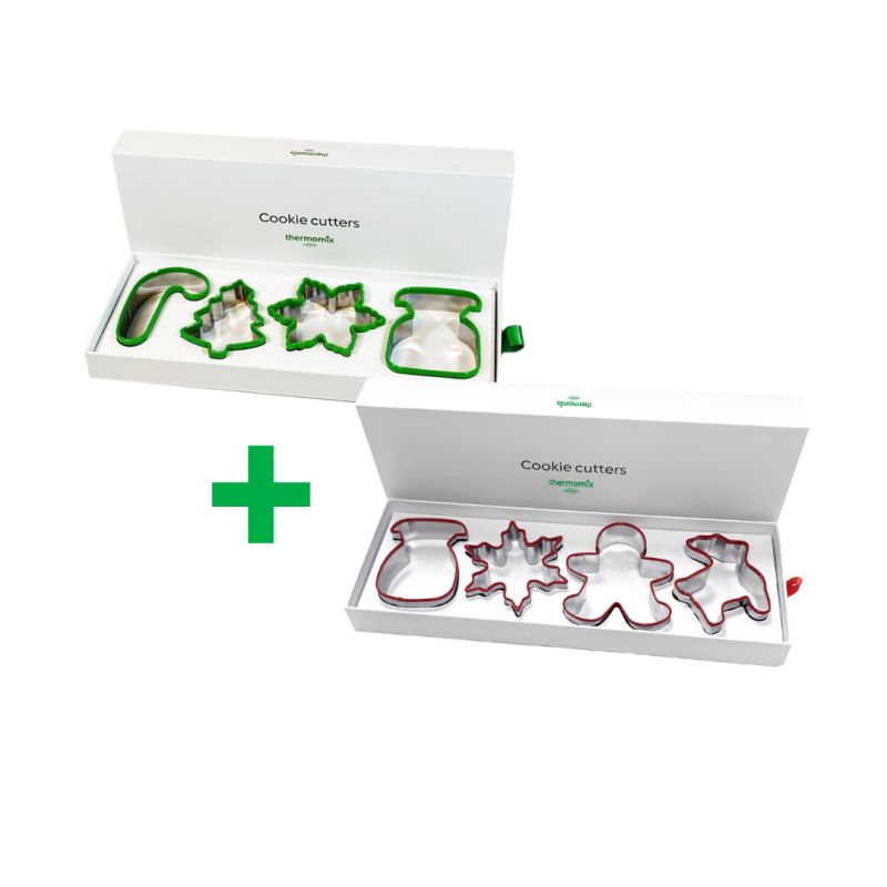 Thermomix® Ausstechformen Weihnachts-Set, rot & grün - Vorwerk